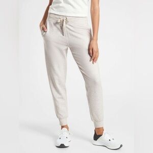 Athleta Cream Track Pants